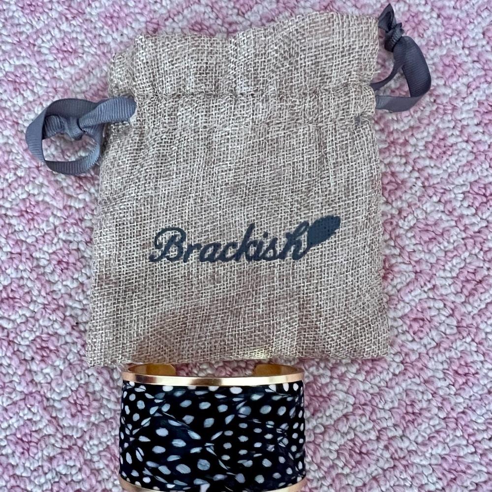 Brackish brand new bracelet. Feathered detail. Cuff bracelet